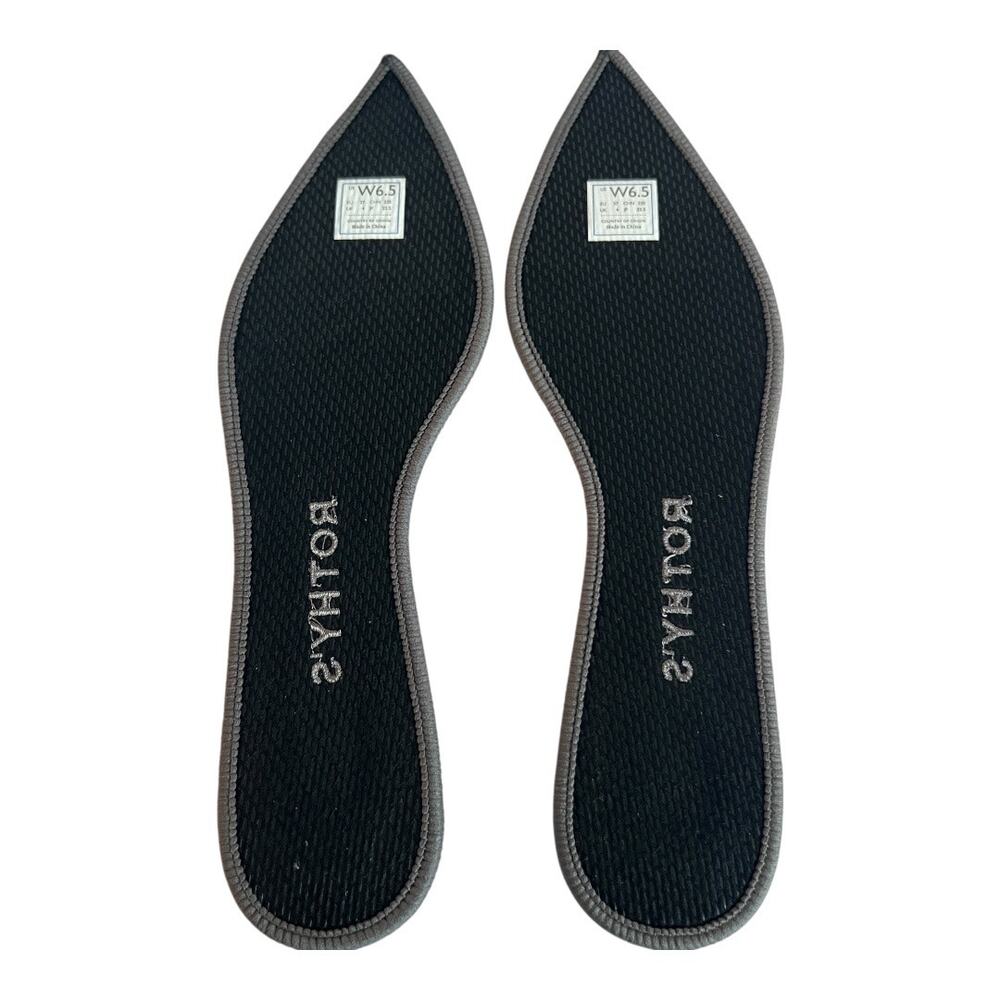 Rothy’s Point Toe Gray Ballet Slip On Flats Size 6.5 - Picture 10 of 11